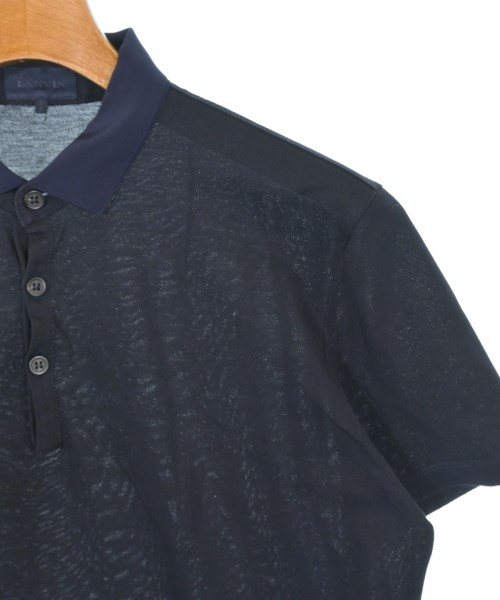 LANVIN（ランバン）ポロシャツ 紺 サイズ:S メンズ/2200540941384
