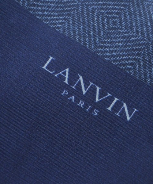 LANVIN（ランバン）マフラー 紺 サイズ:- メンズ/2200626669218
