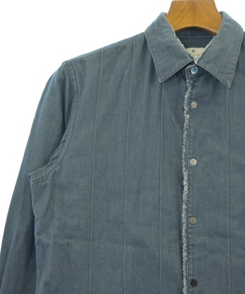 LANVIN en bleu（ランバンオンブルー）カジュアルシャツ 青 サイズ:46(M位) メンズ/2200628455130