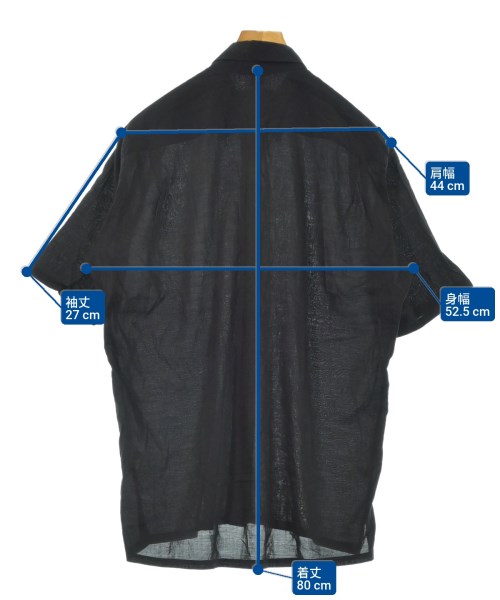 LANVIN COLLECTION（ランバンコレクション）カジュアルシャツ 黒 サイズ:48(L位) メンズ/2200630976036