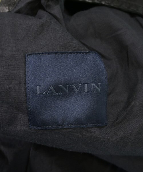 LANVIN（ランバン）ライダース 黒 サイズ:50(XL位) メンズ/2200611566010