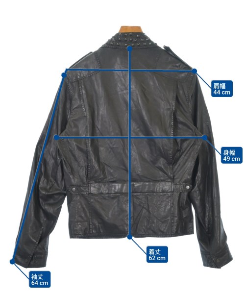 LANVIN（ランバン）ライダース 黒 サイズ:50(XL位) メンズ/2200611566010