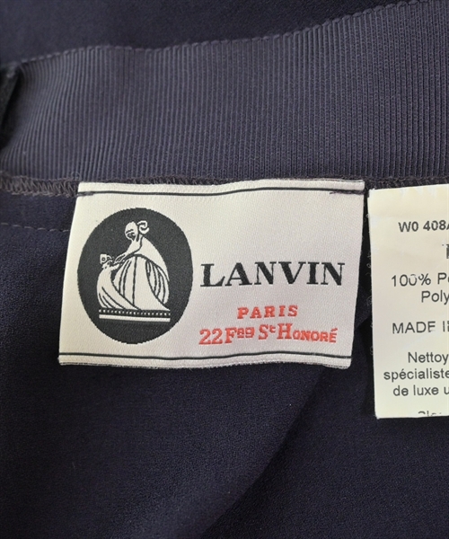 LANVIN（ランバン）ひざ丈スカート 紫 サイズ:40(M位) レディース/2200613020015