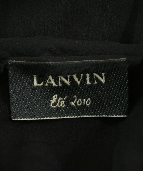 LANVIN（ランバン）ブラウス 黒 サイズ:F レディース/2200609283066