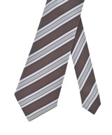 LANVIN（ランバン）ネクタイ 茶 サイズ:- メンズ/2200612660106