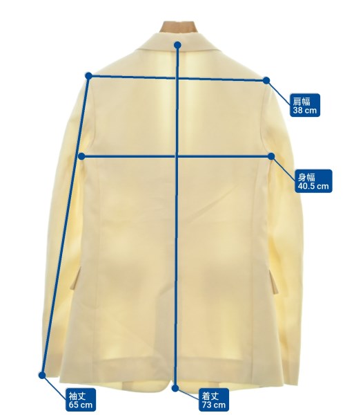 LANVIN（ランバン）テーラードジャケット 白 サイズ:34(XS位) レディース/2200611359018