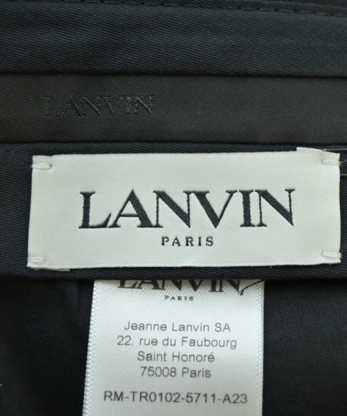 LANVIN（ランバン）スラックス 黒 サイズ:48(L位) メンズ/2200602617158