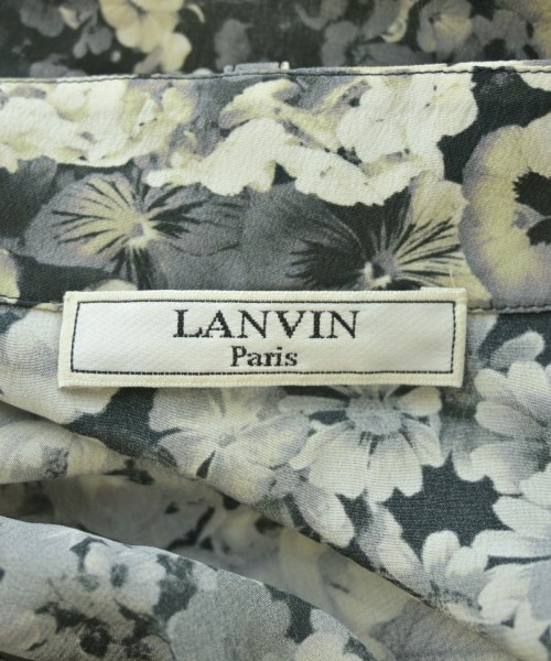 LANVIN（ランバン）ブラウス 黒 サイズ:36(XS位) レディース/2200605094031