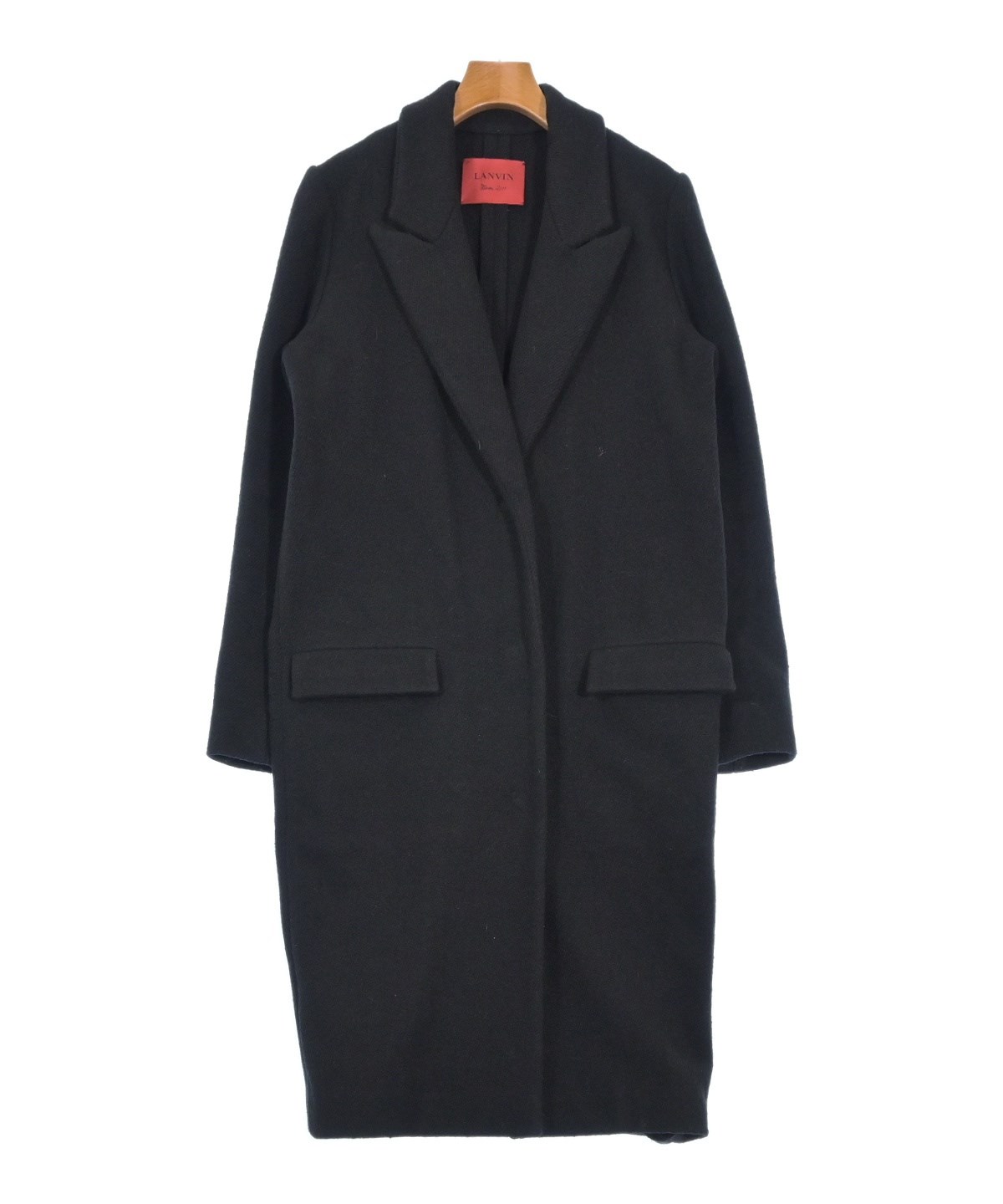 LANVIN ランバン チェスターコート LANVIN（ランバン）チェスターコート 黒 サイズ:-(M位