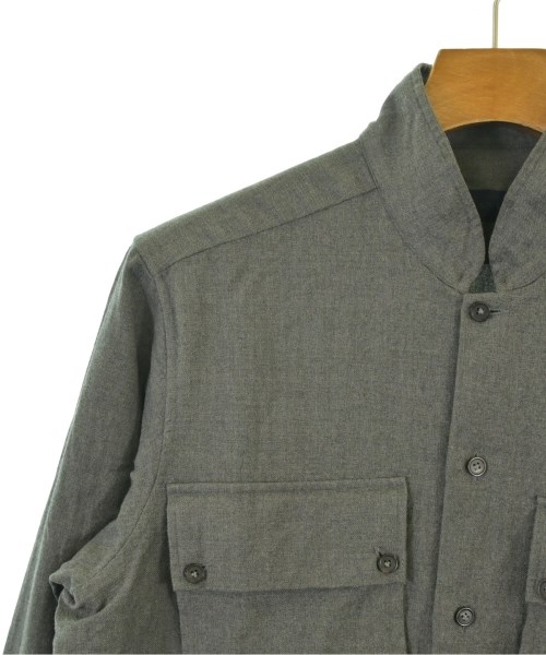 LANVIN（ランバン）カジュアルシャツ グレー サイズ:39(M位) メンズ/2200676125023