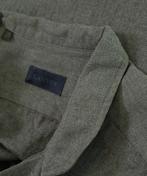 LANVIN（ランバン）カジュアルシャツ グレー サイズ:39(M位) メンズ/2200676125023