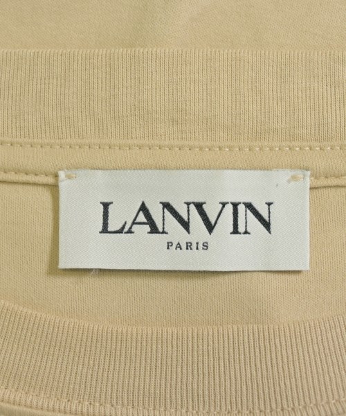 LANVIN（ランバン）Tシャツ・カットソー ベージュ サイズ:S メンズ/2200677480060