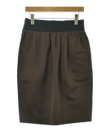 LANVIN（ランバン）ひざ丈スカート 茶 サイズ:40(M位) レディース/2200678644027