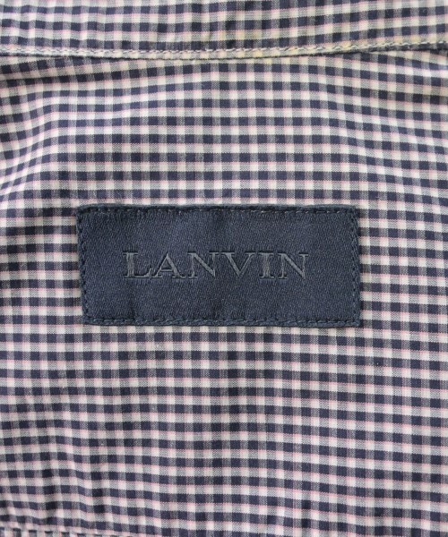 LANVIN（ランバン）カジュアルシャツ 紺 サイズ:15(S位) メンズ/2200672922022