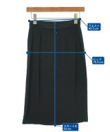 LANVIN（ランバン）ひざ丈スカート 黒 サイズ:34(XS位) レディース/2200694852116