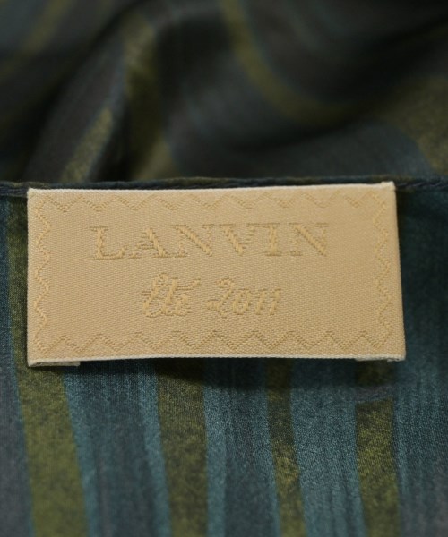 LANVIN（ランバン）ブラウス 緑 サイズ:36(XS位) レディース/2200690640137