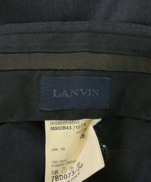 LANVIN（ランバン）スラックス 紺 サイズ:46(M位) メンズ/2200695767037