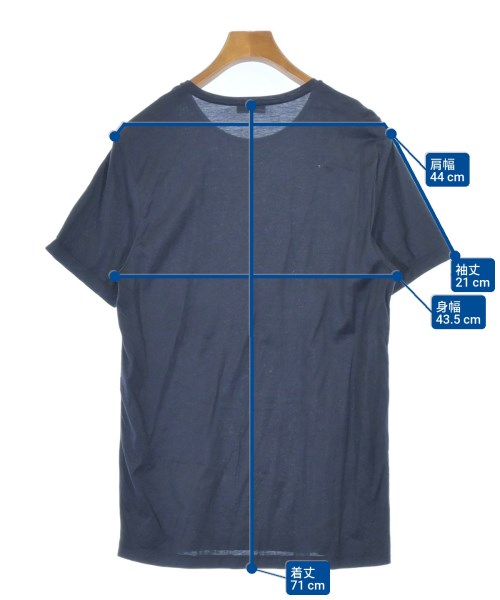 LANVIN（ランバン）Tシャツ・カットソー 紺 サイズ:M メンズ/2200696690655