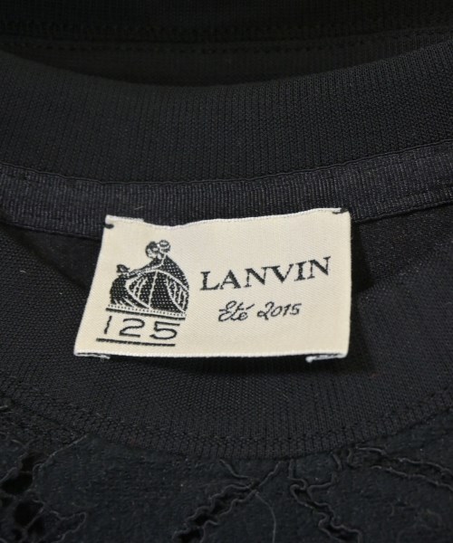 LANVIN（ランバン）スウェット 黒 サイズ:36(XS位) レディース/2200694774302