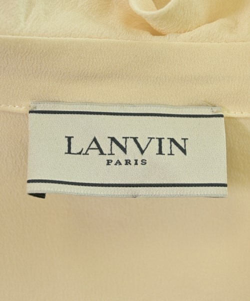 LANVIN（ランバン）ブラウス ベージュ サイズ:36(XS位) レディース/2200694774616