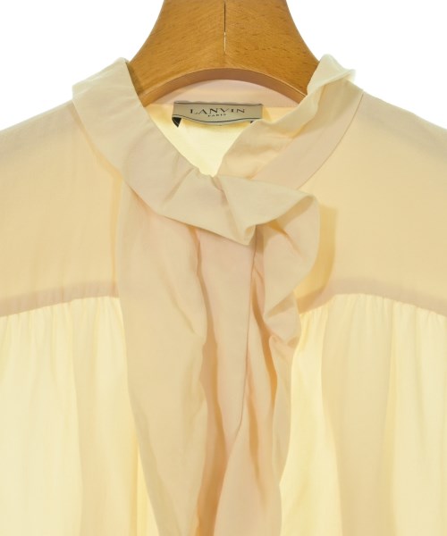 LANVIN（ランバン）ブラウス ベージュ サイズ:36(XS位) レディース/2200694774616