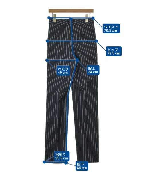 LANVIN（ランバン）スラックス 紺 サイズ:36(XS位) メンズ/2200655316183