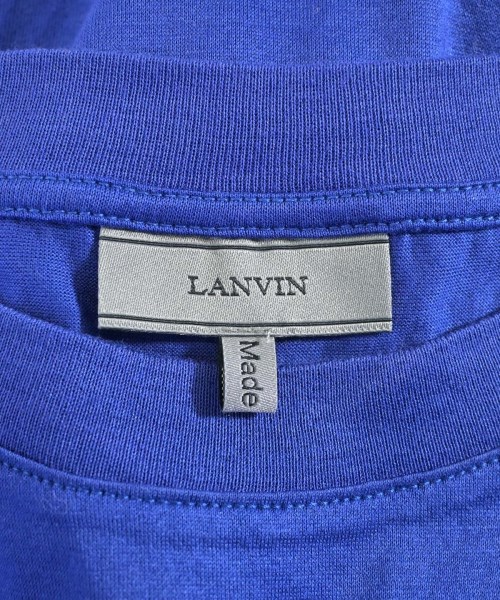 LANVIN（ランバン）Tシャツ・カットソー 青 サイズ:XS メンズ/2200657047221