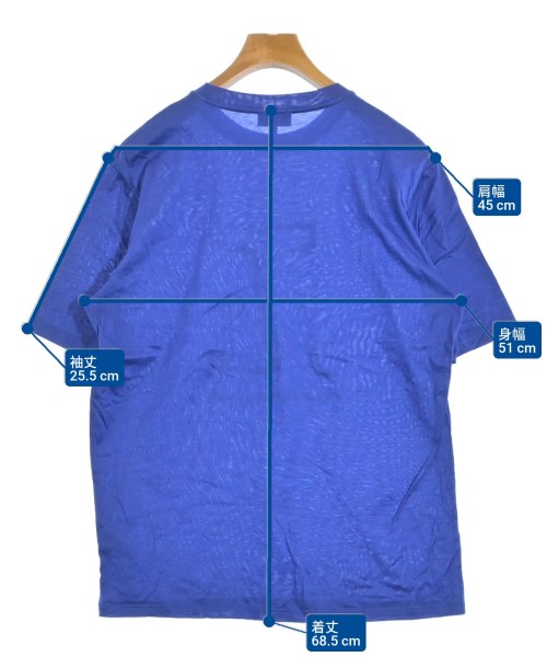 LANVIN（ランバン）Tシャツ・カットソー 青 サイズ:XS メンズ/2200657047221