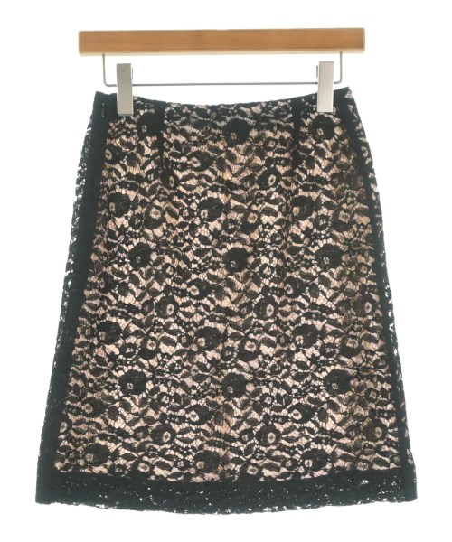 LANVIN（ランバン）ひざ丈スカート 黒 サイズ:34(XXS位) レディース/2200655567660
