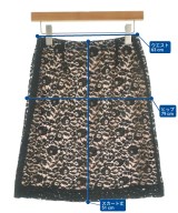 LANVIN（ランバン）ひざ丈スカート 黒 サイズ:34(XXS位) レディース/2200655567660