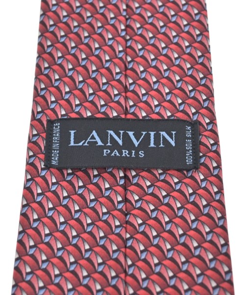 LANVIN（ランバン）ネクタイ 赤 サイズ:- メンズ/2200661081099
