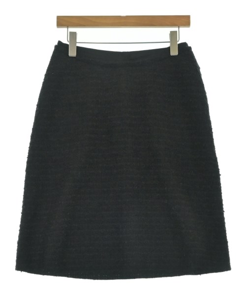 LANVIN(ランバン)ひざ丈スカート 黒 サイズ:40(M位)/2200661376065