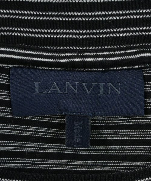 LANVIN（ランバン）Tシャツ・カットソー 黒 サイズ:XS メンズ/2200714246062