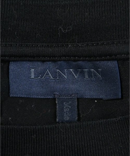 LANVIN（ランバン）Tシャツ・カットソー 黒 サイズ:XS メンズ/2200714246079