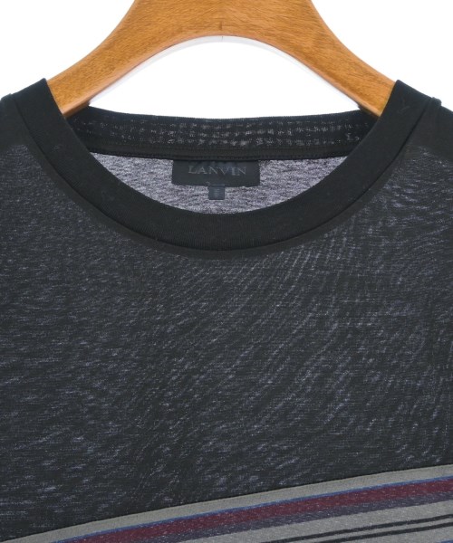LANVIN（ランバン）Tシャツ・カットソー 黒 サイズ:XS メンズ/2200714246079