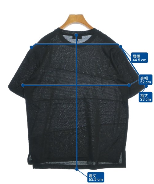 LANVIN（ランバン）Tシャツ・カットソー 黒 サイズ:XS メンズ/2200714246079