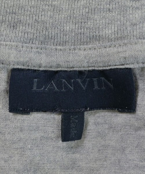 LANVIN（ランバン）Tシャツ・カットソー グレー サイズ:XS メンズ/2200714246086