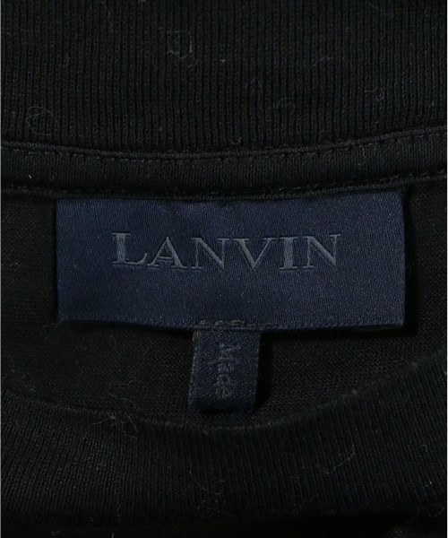 LANVIN（ランバン）Tシャツ・カットソー 黒 サイズ:XS メンズ/2200714246093