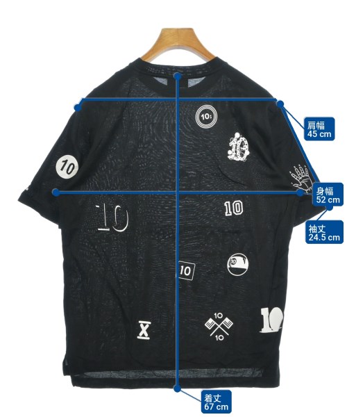 LANVIN（ランバン）Tシャツ・カットソー 黒 サイズ:XS メンズ/2200714246093