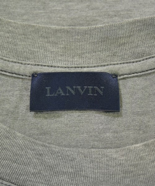LANVIN（ランバン）Tシャツ・カットソー グレー サイズ:M メンズ/2200715860090