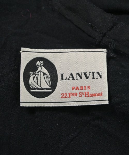 LANVIN（ランバン）ブラウス 黒 サイズ:XS レディース/2200646356082