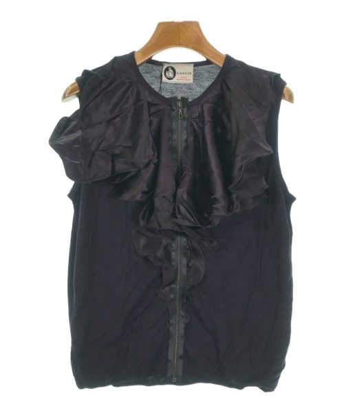 LANVIN(ランバン)ノースリーブ 紫 サイズ:S/2200639802039