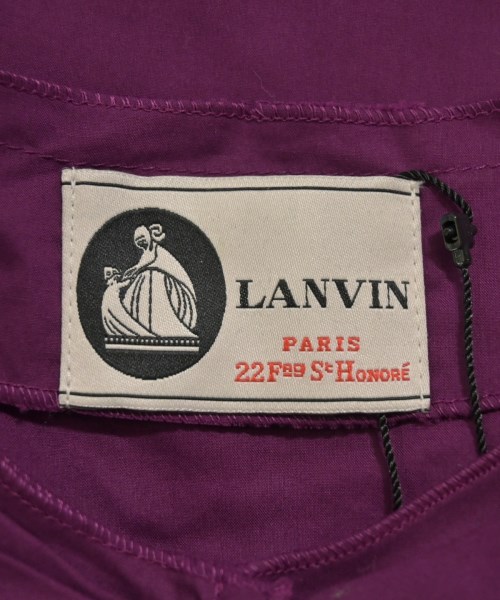 LANVIN（ランバン）ブラウス 紫 サイズ:36(XS位) レディース/2200639802046