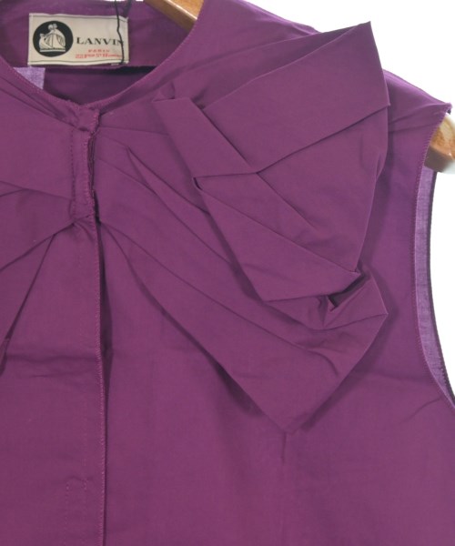 LANVIN（ランバン）ブラウス 紫 サイズ:36(XS位) レディース/2200639802046