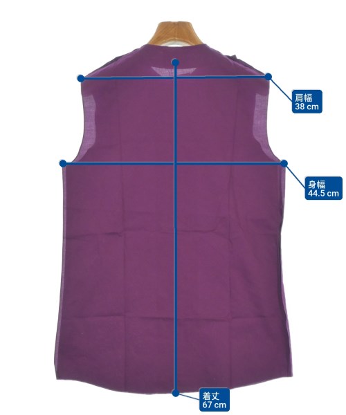 LANVIN（ランバン）ブラウス 紫 サイズ:36(XS位) レディース/2200639802046
