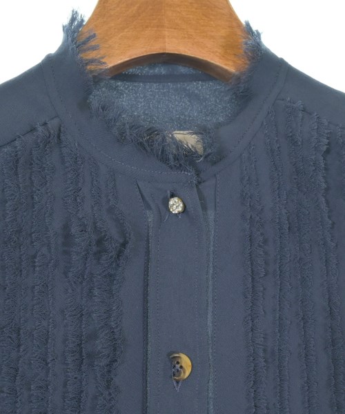 LANVIN（ランバン）ブラウス 紺 サイズ:34(XXS位) レディース/2200639802077