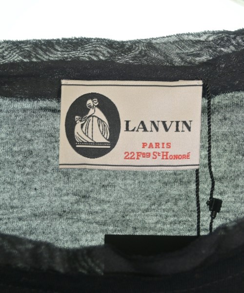 LANVIN（ランバン）Tシャツ・カットソー 黒 サイズ:S レディース/2200639802145