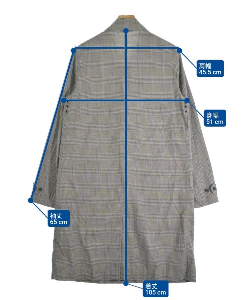 LANVIN（ランバン）ステンカラーコート 黒 サイズ:46(M位) メンズ/2200639802220