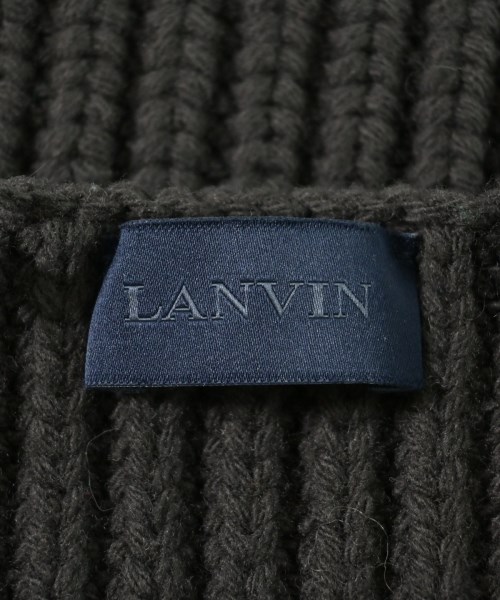 LANVIN（ランバン）ニット・セーター 茶 サイズ:L メンズ/2200639802251