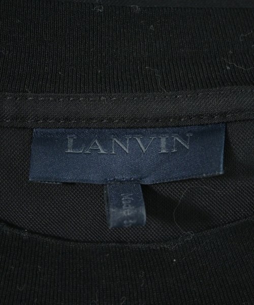 LANVIN（ランバン）Tシャツ・カットソー 黒 サイズ:XS メンズ/2200639802411